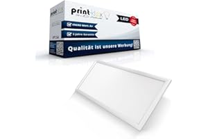 ‎PRINT-KLEX GMBH & CO.KG Print-Klex GmbH & Co.KG LED Panel Ultraslim 30x60cm Deckenleuchte Lampe Flächenleuchte 4000K-Neutralweiß 22W 2125 LM Weißer Rahmen 60 x 30cm 60cm x 30cm 2125 Lumen - Office Plus Serie