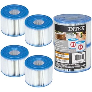 Intex S1 29011E Pool Filterkartusche | 108mm Außendurchmesser | Für Wöchentliche Reinigung