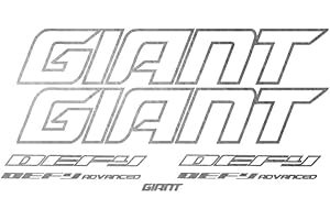 STAR SAM Pegatinas compatibles con cuadro bici Giant Defy troquelado