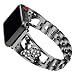 Produktbild Uhrenarmband, Edelstahl Crystal Smart Watch Strap Band Ersatz Armband für Apple Watch 1/2/3/4 42mm 44mm