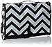 3 Bees & Me Changing Pad Diaper Clutch - Portable Diaper Changing Station Kit with Mat for Travel, Chevron