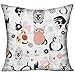 Produktbild BAOLANZHANG Kissenbezüge Fashion Pillow Cover Case Safe Children Fidget Toy Hand Spinner Curly Tail Cats Hypoallergenic Memory Foam Washable Removable 18 x 18 Inches