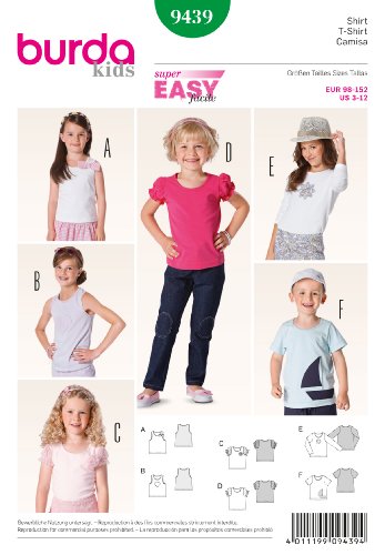 burda Schnittmuster T-Shirt ? Top 9439