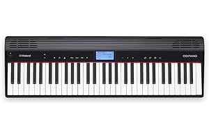 Piano digital Roland Go:Piano Go-61P — Conexión inalámbrica con smartphone, negro