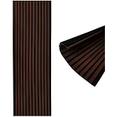 Decoala Akustik Duvar Paneli, Teak Rengi, Ses Yalıtımlı, Modern Stil, 60x275 cm, 9mm Kalınlık, Ahşap G&ouml;r&uuml;n&uuml;ml&uuml; (Koyu Ceviz)