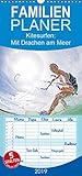  Kitesurfen: Mit Drachen am Meer - Familienplaner hoch (Wandkalender 2019 , 21 cm x 45 cm, hoch): Kitesurfen: Auf den Wellen fliegen (Monatskalender, 14 Seiten ) (CALVENDO Sport)