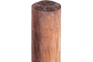 Suinga Tuteur en Bois 200 cm, Diamètre 8 cm, Poteaux Ronds, Pics de Fixation