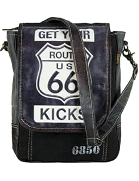 Sunsa Damen Herren Vintage Tasche Messengertasche Umhängetasche Schultertasche aus Canvas