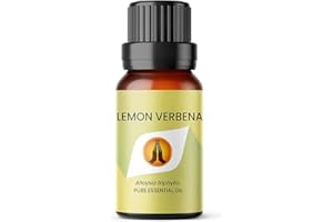 AROMA ENERGY Lemon Verbena Essential Oil, 10ml | Essential Oils Fragrance for Diffuser for Home, Candle Making, Wax Melts, Cleaning, humidifier | Pure, Natural, Vegan, Made in UK