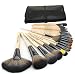 Cosmetic Makeup Brush Set - 24 Piece with Black Leather Case RS.760.00