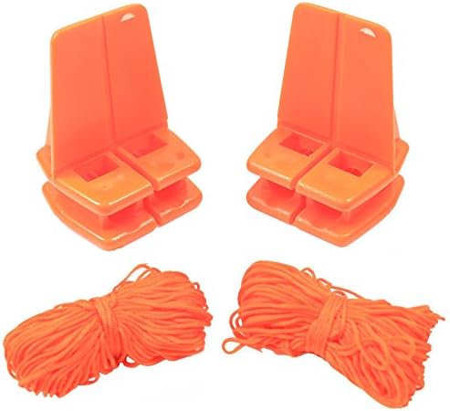 2X Line Block & 18m Line - Brick Layers L Shaped Corner - High Visibility Measure