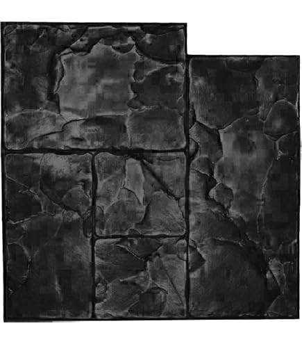 New 6 Ashler Ashlar Concrete cement Landscape Curbing texture Imprint