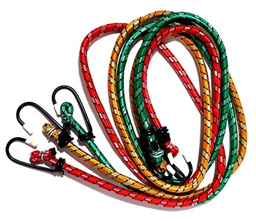 Preisvergleich Produktbild 24er Set Spanngummis 100cm Expander Spanngurte Gepäckspanner Spannseile Planenspanner mit Haken