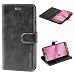 Produktbild Mulbess Ledertasche im Ständer Book Case / Kartenfach für Asus ZenFone 3 ZE552KL (5,5 Zoll) Tasche Hülle Leder Etui,Schwarz
