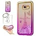 Produktbild Hülle Galaxy A3 2017 (4.7 Zoll) Hülle Transparent Hardcase,3D Galvanotechnik TPU Kreative Liquid Bling Hülle Case Für Samsung Galaxy A3 2017 (4.7 Zoll),Dynamisch Treibsand Flüssige Fließend Wasser Glitter Sparkle Klar Hart Plastik Tasche Kristall Handytasche Rückseite Hülle Schale Etui Für Samsung Galaxy A3 2017 (4.7 Zoll) + Schlüsselanhänger (R) (1)