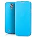 Produktbild Saxonia Samsung Galaxy S4 Hülle Täsche Flip Case Schutzhülle Handytasche mit Klappverschluss Hellblau