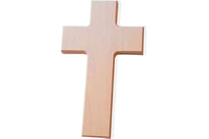 KVN Holzkreuz 20x12cm - Kreuz zum Bemalen & Gestalten, Buche natur Wandkreuz