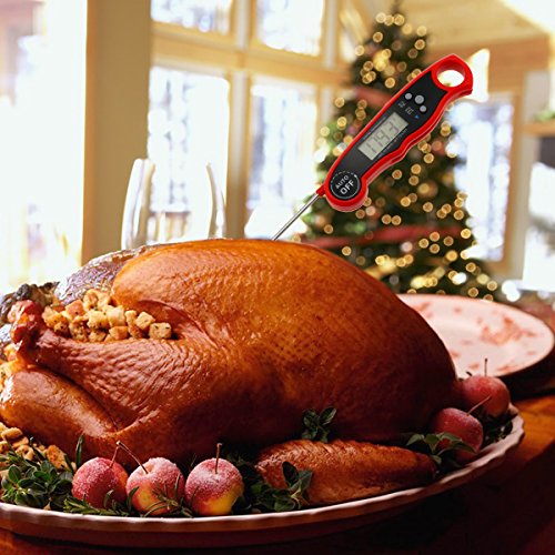 Philonext digitales Fleisch-Thermometer mit LED Hintergrundbeleuchtung für Fleisch Kochen Essen BBQ Küche Grill Wasser Süßigkeiten Zucker - 5