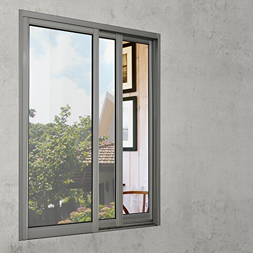 [casa.pro] Sichtschutzfolie Silber verspiegelt selbstklebend [1m x 2m] inkl. Rakel Fenster Spiegel - 5