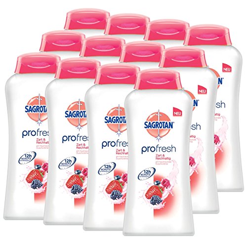 Preisvergleich Produktbild Sagrotan profresh Duschcréme Zart & Reichhaltig (12er Pack ) 250 ml Duschgel
