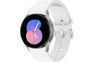 Syxinn Kompatybilny z Samsung Galaxy Watch 4 40 mm/44 mm, Galaxy Watch 4 Classic Straps 42 mm/46 mm, Galaxy Watch 5 Pro 45 mm, silikonowe paski do zegarków, bransoletka na nadgarstek do Galaxy Watch 4, Watch 5