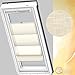 Produktbild Orignal VELUX Wechselstoff für Raffrollos ZHB Y87 6504 / Farbe : Dekor Hellsand / Fenstergröße : Y87 / Fenstertypen : VU, VL, VKU _30265