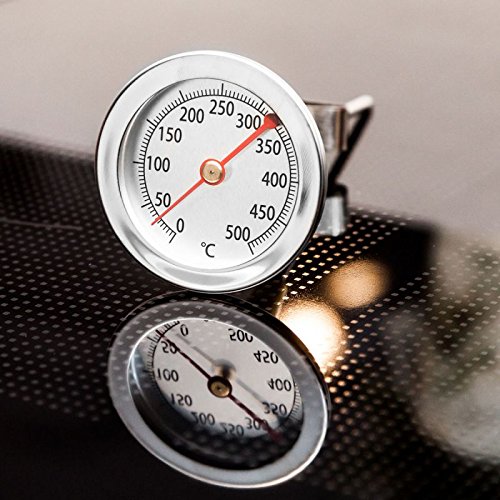 500 °C Grad Backofen / Ofen / Grill / Tandur / Smoker / Räucher Thermometer Analog und Bimetall . Durchmesser 62 mm und 15 cm lang - 4