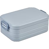 Mepal - Lunchbox Take A break midi - Ayırıcı duvarlı ekmek kutusu - 4 tereyağı ekmeği i&ccedil;in uygundur - 900 ml - Nordic blue