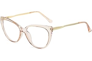 Cyxus Occhiali Luce Blu Uomo Donna Moda Montature Cat-Eye Leggero TR90 Occhiali Anti Mal di Testa Affaticamento Degli Occhi 8144