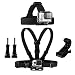 Produktbild Head Strap Mount + Chest Mount Gurt/Chesty + J-Hook Buckle Mount + Daumenschrauben für GoPro HD hero4 Session, hero4, Hero3 +, Hero3, Hero2, Hero und SJCAM Kameras