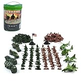 Gazechimp 210 Stück Actionfiguren Armee Militär Modell für Kinder Lernspielzeug, Idea auch als Haus Tisch Dekoration Geschenk - 4