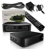 Interfaces externasHDMI 2.0a con HDCP 2.2, salida de audio óptica S/PDIF, Ethernet 100 MB/s, 3 x USB 2.0 tipo A, ranura micro-SD, Wi-Fi 1T1R, 802.11n, Bluetooth 4.1, conector de 3,5 mm para audio y vídeo CVBS L/R, RCU IR, LED verdes y rojos 