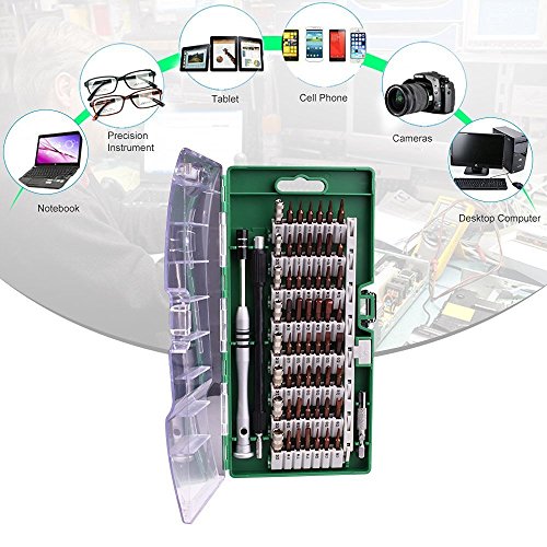 58 in 1 Schraubendreher Set klein，AIKEN-M Magnetische Schraubendreher bit Set Reparatur Werkzeug set für Handy smartphone wie Apple iPhone 7 6s 6 5s 5 und Samsung s5, Tablet, PC, Laptop, Uhr, Kamera, Brille, MacBook werkzeug - 4