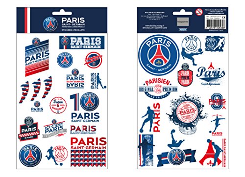 PSG Autocollant à Plat Avec 2 Planches Papier Multicolore 14 x 25 x 0,5 cm 28 Pièces