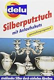 Mit Anlauf-Schutz Delu Silberputz - Tuch 1010-01