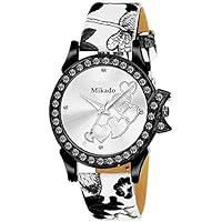 Mikado White Magnificent Analog Watch for Girls