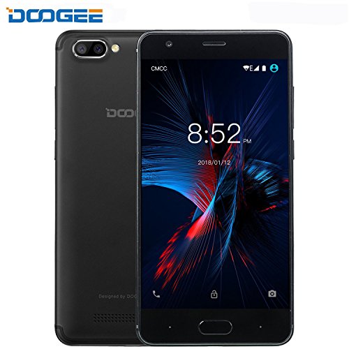 Telefonia Mobile, DOOGEE X20L Dual SIM Free 4G Smartphone In Offerta nuovi - 5.0 Pollici HD Schermo Cellulari Android 7.0 - MT6737 2GB Ram+16GB Rom Telefono - Dual 5.0MP Fotocamera Digitale - 2580mAh - Nero