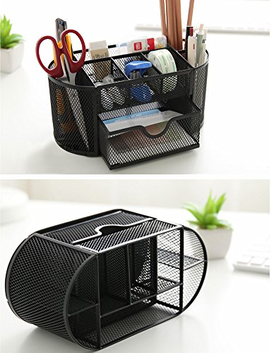 MinYuocom Mesa Escritorio Organizador Caddy Clasificador Colecci n Malla Portal pices con Caj n MZO9783B reviews MinYuocom Mesa Escritorio Organizador Caddy Clasificador Colecci n Malla Portal pices con Caj n MZO9783B