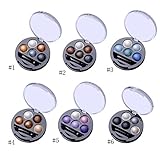 5 Color Cosmetic Makeup Eyeshadow Powder Metallic Shimmer Glitter Pearly Lustre Eyeshadow Palette