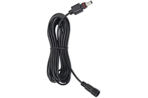Liwinting Cavo di Prolunga CC Impermeabile 5,5 x 2,1 mm Cavo di Collegamento per Luci Esterne per Luci Solari da Giardino 5m, Nero