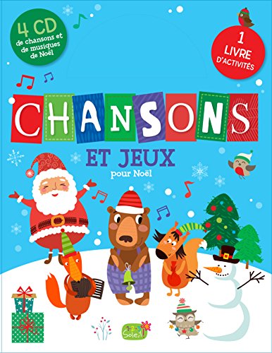 couverture de : Chansons et jeux pour No&euml;l avec 4 CD