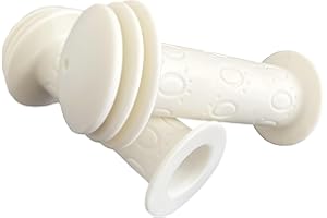 VIAUMBR 1 Paire de poignées de Guidon de vélo de Montagne en Caoutchouc Souple antidérapant pour VTT, BMX, Cruiser, Urbain, Scooter pour Enfants, Fauteuil Roulant