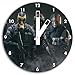 Produktbild rainbow six Bild auf Wanduhr mit weißen stumpfen Zeigern und Ziffernblatt, Durchmesser 30cm, perfekte Dekoration für Ihr Zuhause, Super Geschenkidee für groß und klein