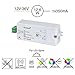 Produktbild Jetzt neu: flimmerfrei durch 750Hz, hochwertiger und langlebiger LED-Controller Funk Mini 1x 350mA, 12V-36V Eingangsspannung, zum Dimmen / Steuern von LED-Einbauleuchten (LED-Spots) mit Konstantstrom