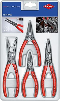 KNIPEX 00 20 03 SB Jeu de pinces de précision pour circlips