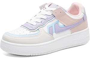DEBAIJIA Sneakers Femme Baskets Chaussures De Course Blanc Chaussures Sport Running Décontractées Confortables EU