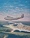 Produktbild Continental Shift Kunstdruck auf Leinwand, Vintage-Motiv Boac Short S.33 C-Klasse Empire Flying Boat Over Victoria Falls. The Late Ron Belling Wanddekoration Flugzeug, ca. Maße (H x B): 76,2 x 61 cm