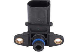 KEENSO Car Intake Manifold Sensor, MAP Sensor Vehicle Intake Manifold Air Pressure Sensor for 128i 325i 328i 330i E90 E91 E92 E82 sensor 13628617097