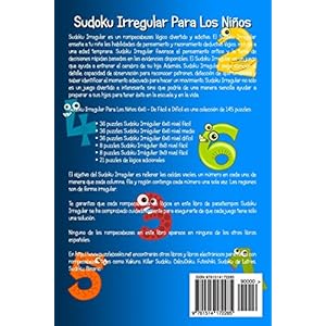 Sudoku Irregular Para Los Niños 6x6 - De Fácil a Difícil - Volumen 1 - 145 Puzzles