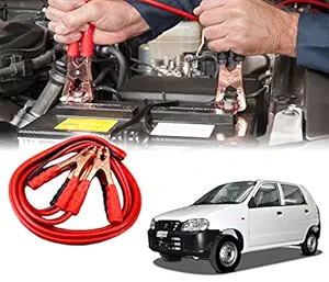 Auto Pearl Car 500 Amp Heavy Duty Jumper Booster Cables Anti Tangle Copper Core 6ft for Alto